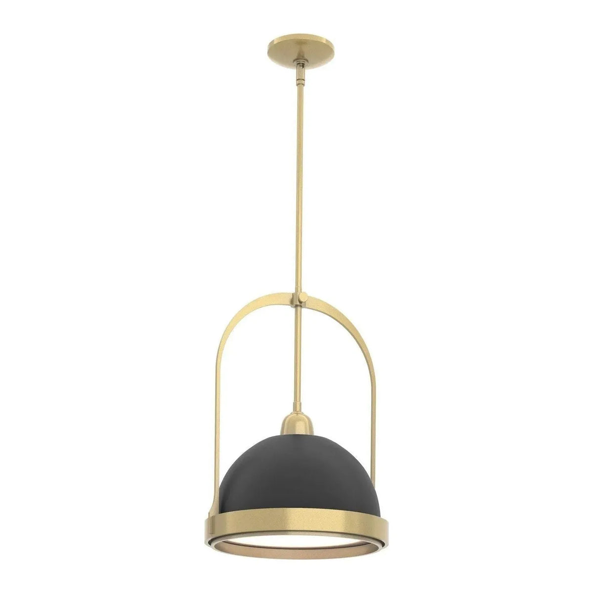 Hubbardton Forge - 187462-SKT-MULT-86-10 - One Light Mini Pendant - Atlas - Modern Brass