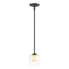 Hubbardton Forge - 188600-SKT-MULT-14-ZU0291 - One Light Mini Pendant - Simple Lines - Oil Rubbed Bronze