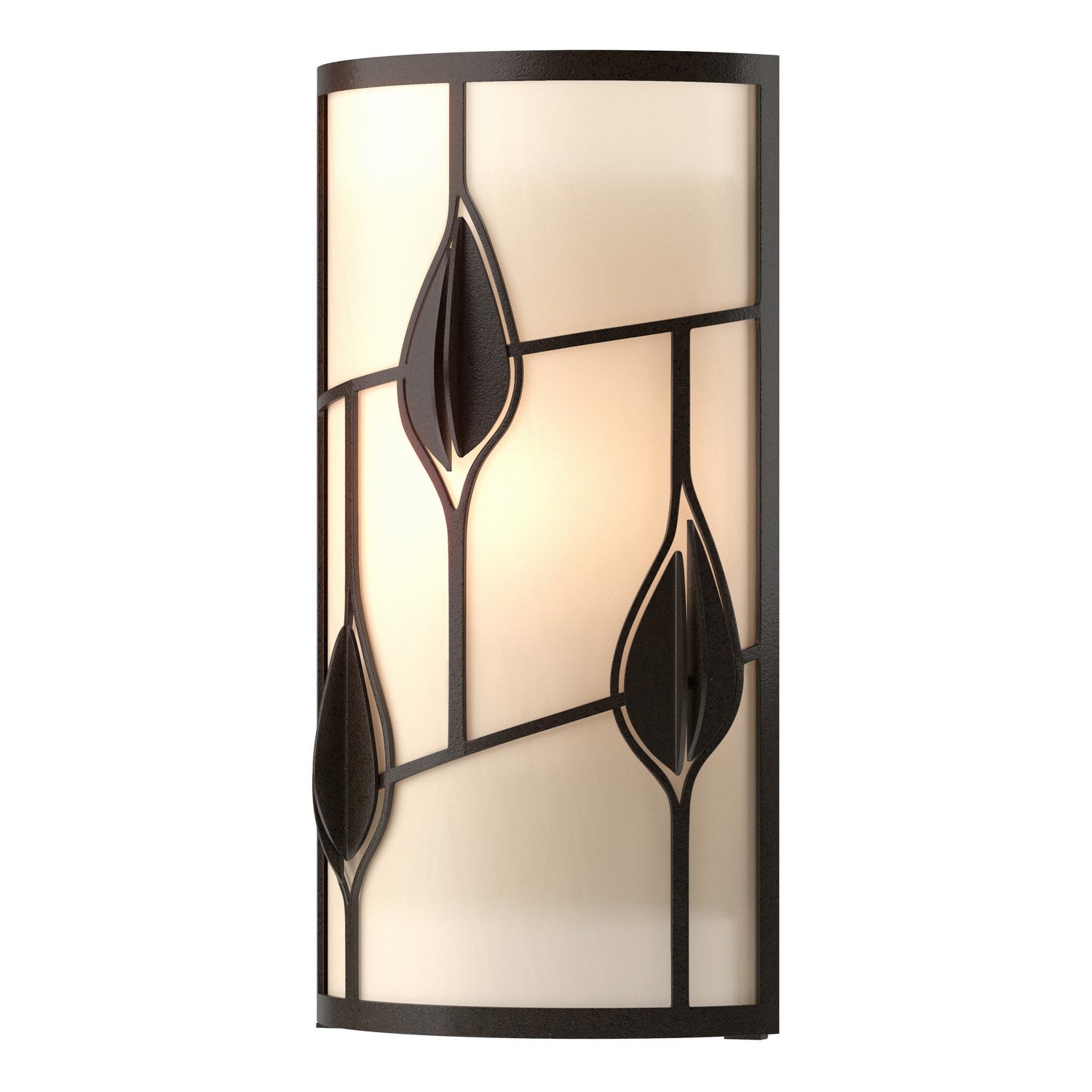 Hubbardton Forge - 205420-SKT-14-BB0420 - One Light Wall Sconce - Alison's Leaves - Oil Rubbed Bronze