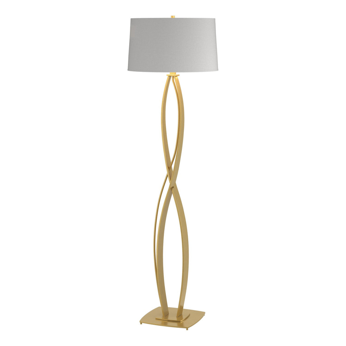 Hubbardton Forge - 232686-SKT-86-SJ1894 - One Light Floor Lamp - Almost Infinity - Modern Brass