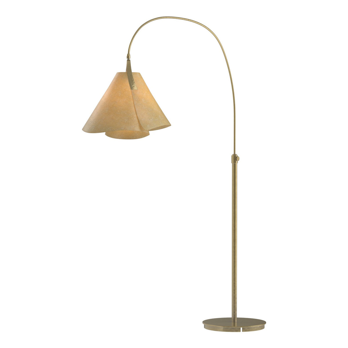 Hubbardton Forge - 234505-SKT-86-SI1992 - One Light Floor Lamp - Mobius - Modern Brass