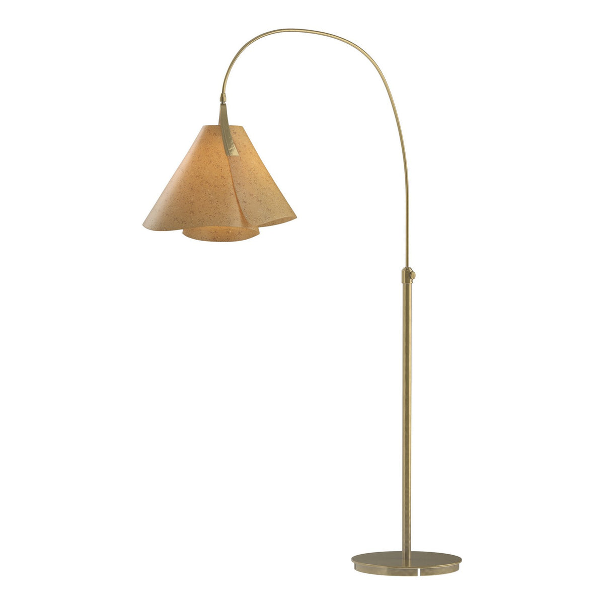 Hubbardton Forge - 234505-SKT-86-SG1992 - One Light Floor Lamp - Mobius - Modern Brass