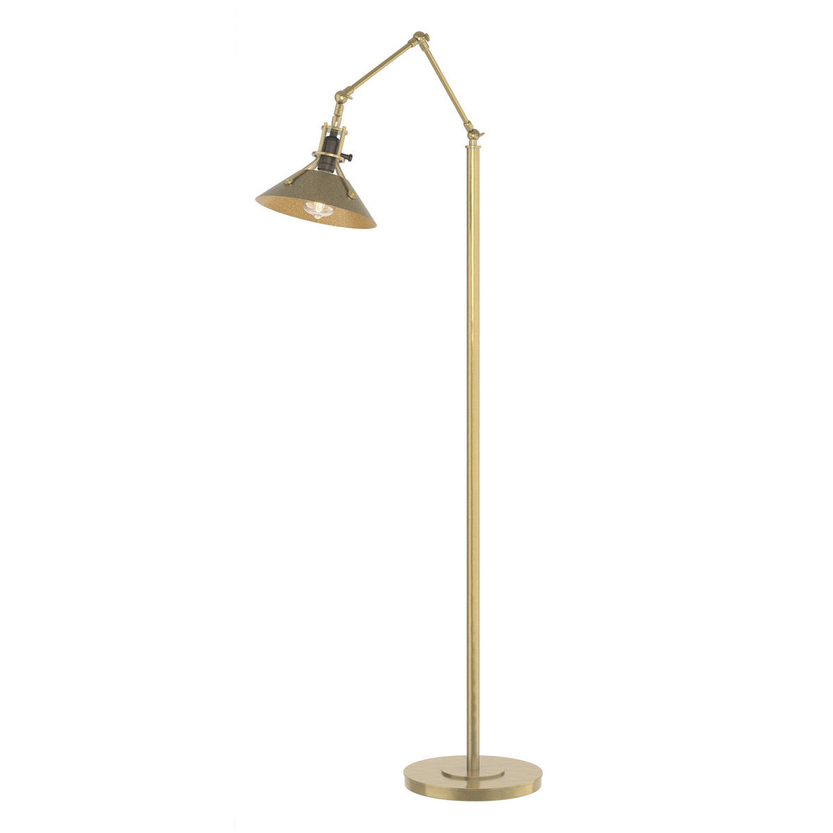 Hubbardton Forge - 242215-SKT-86-84 - One Light Floor Lamp - Henry - Modern Brass