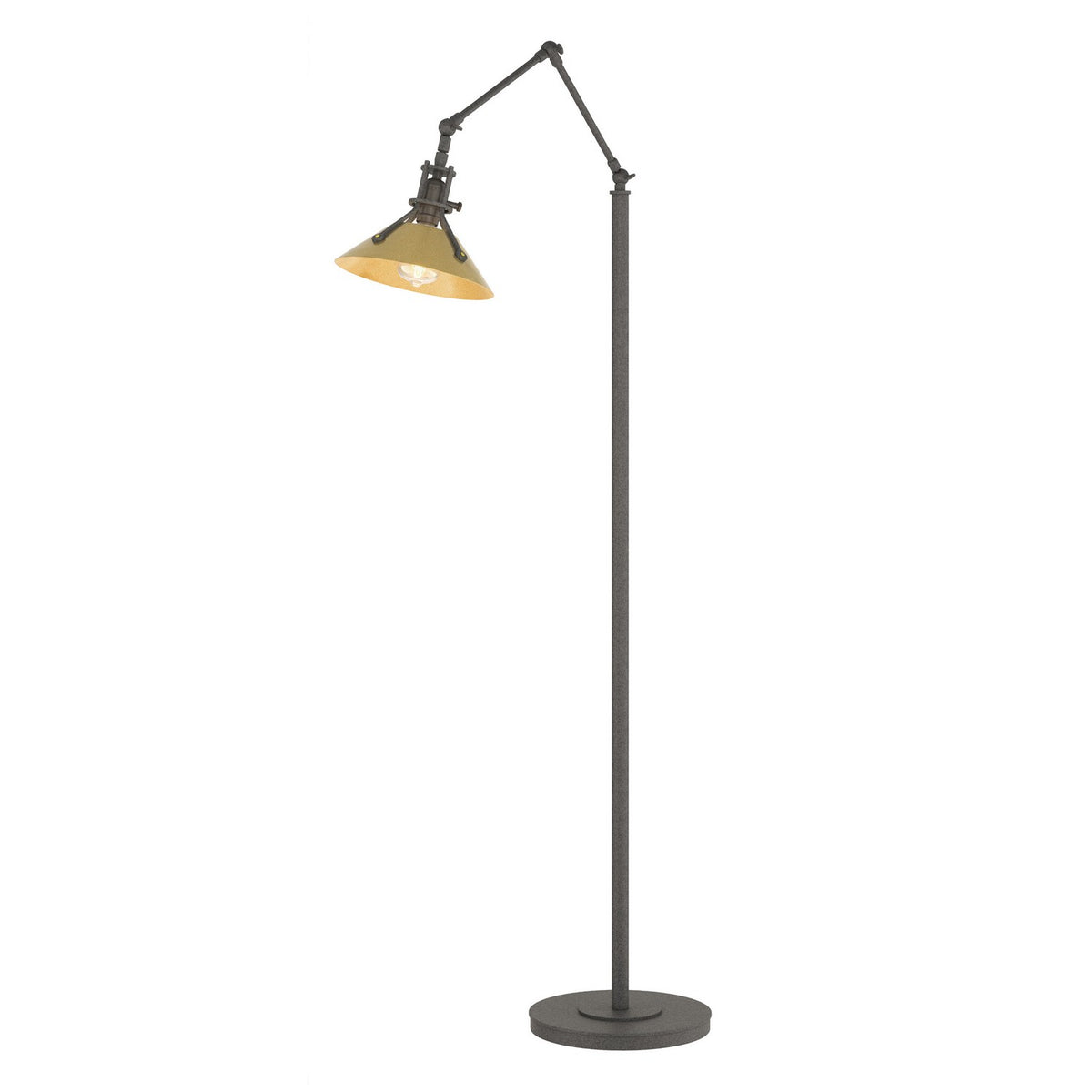 Hubbardton Forge - 242215-SKT-20-86 - One Light Floor Lamp - Henry - Natural Iron
