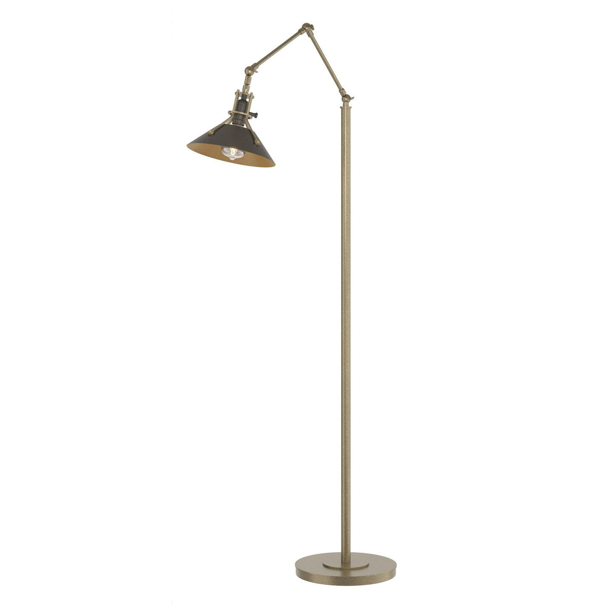 Hubbardton Forge - 242215-SKT-84-14 - One Light Floor Lamp - Henry - Soft Gold
