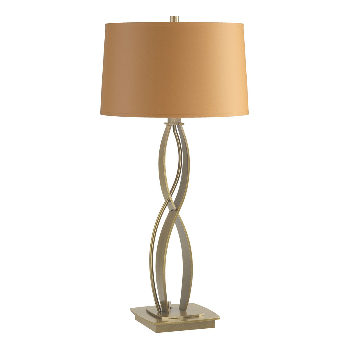 Hubbardton Forge - 272686-SKT-86-SB1494 - One Light Table Lamp - Almost Infinity - Modern Brass