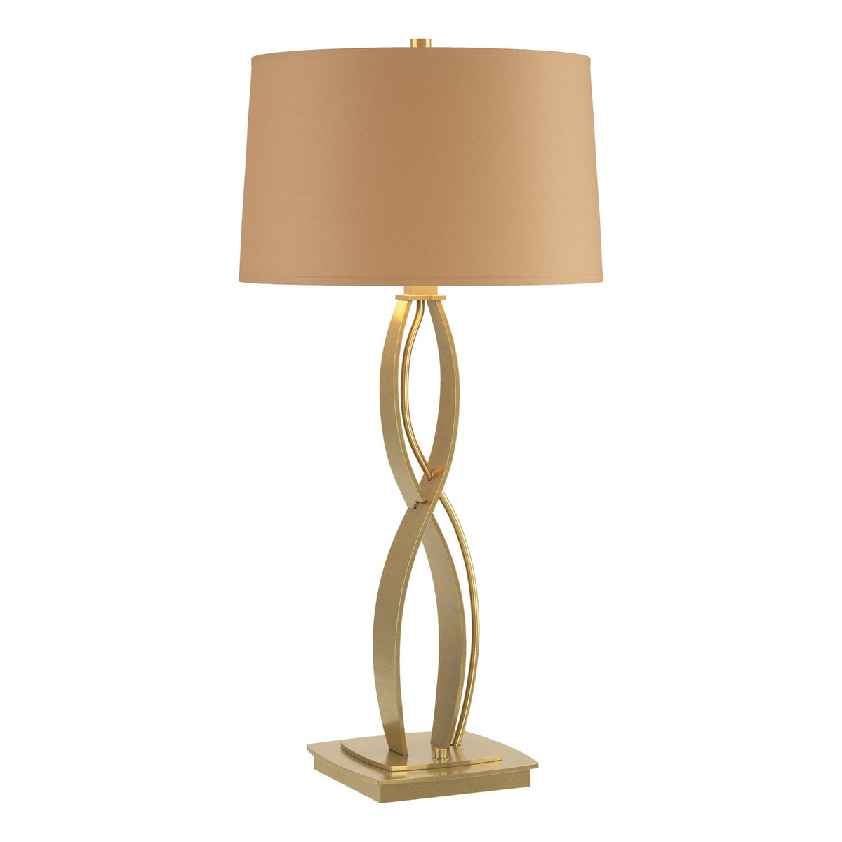 Hubbardton Forge - 272687-SKT-86-SB1594 - One Light Table Lamp - Almost Infinity - Modern Brass