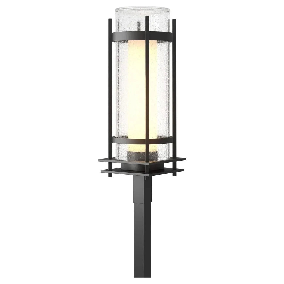 Hubbardton Forge - 345897-SKT-80-ZS0684 - One Light Outdoor Post Mount - Torch - Coastal Black