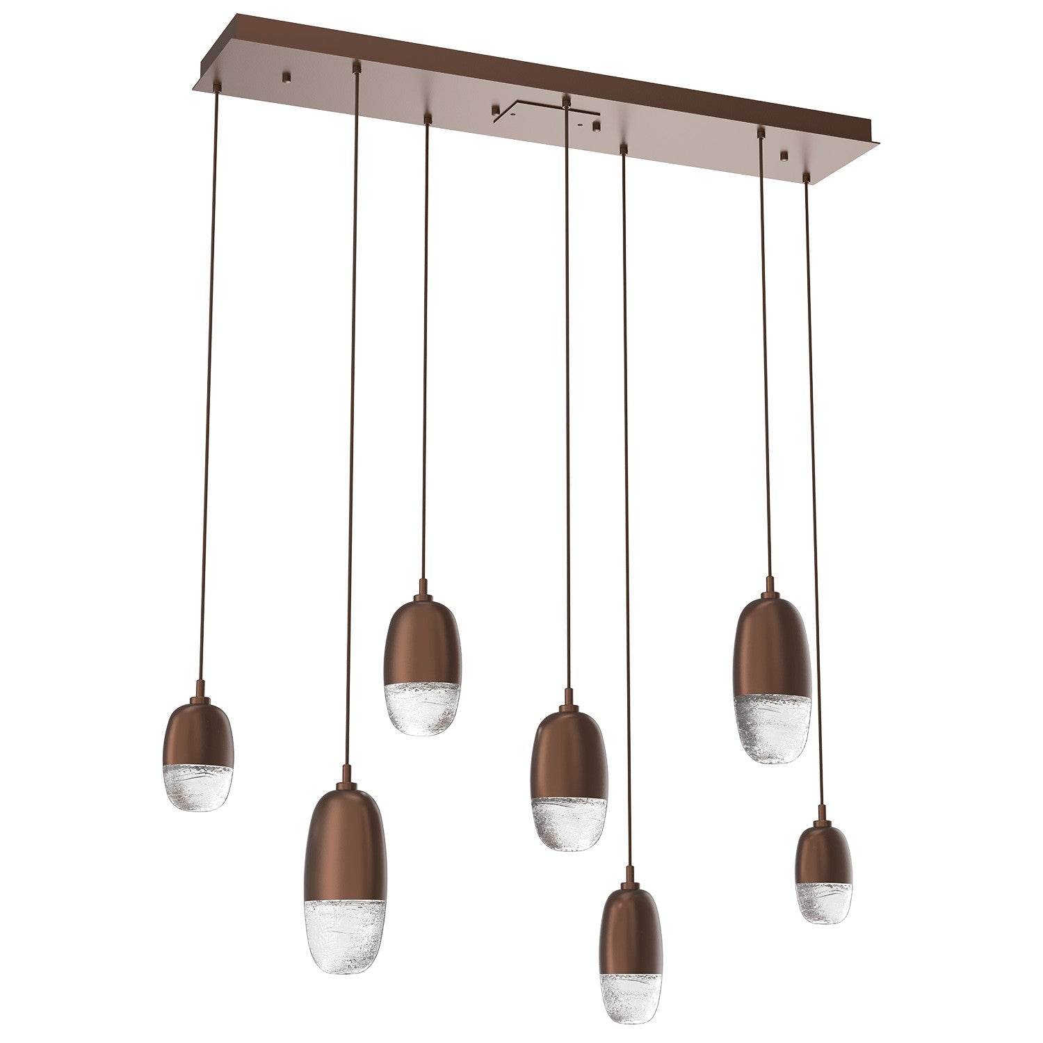 Hammerton Studio - PLB0079-07-BB-PC-C01-L1 - LED Pendant - Pebble - Burnished Bronze