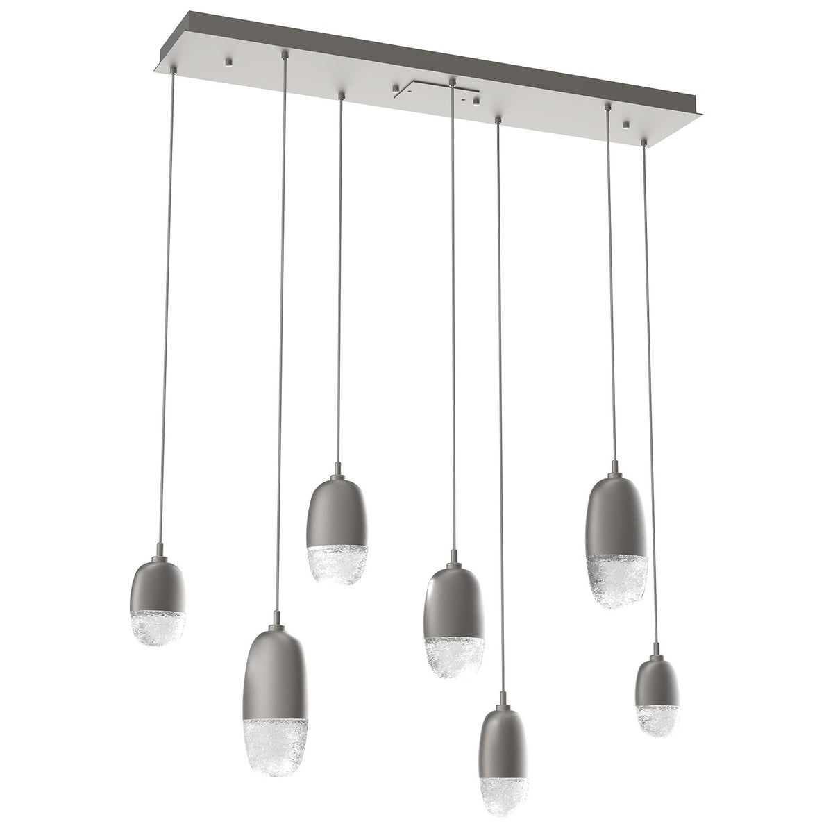 Hammerton Studio - PLB0079-07-BS-PC-C01-L1 - LED Pendant - Pebble - Beige Silver
