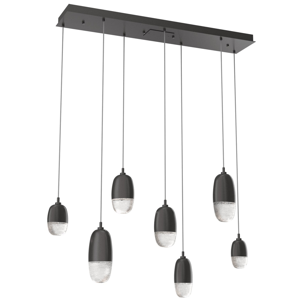 Hammerton Studio - PLB0079-07-GP-PC-C01-L3 - LED Pendant - Pebble - Graphite