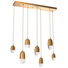Hammerton Studio - PLB0079-07-NB-PC-C01-L1 - LED Pendant - Pebble - Novel Brass