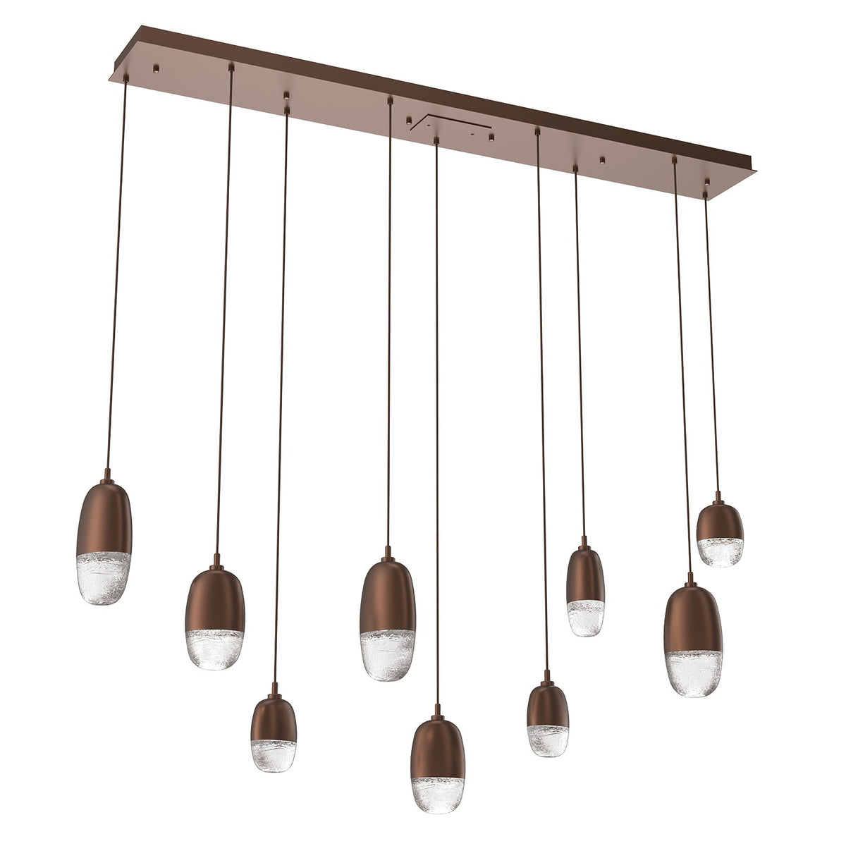 Hammerton Studio - PLB0079-09-BB-PC-C01-L1 - LED Pendant - Pebble - Burnished Bronze
