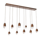 Hammerton Studio - PLB0079-09-BB-PC-C01-L3 - LED Pendant - Pebble - Burnished Bronze