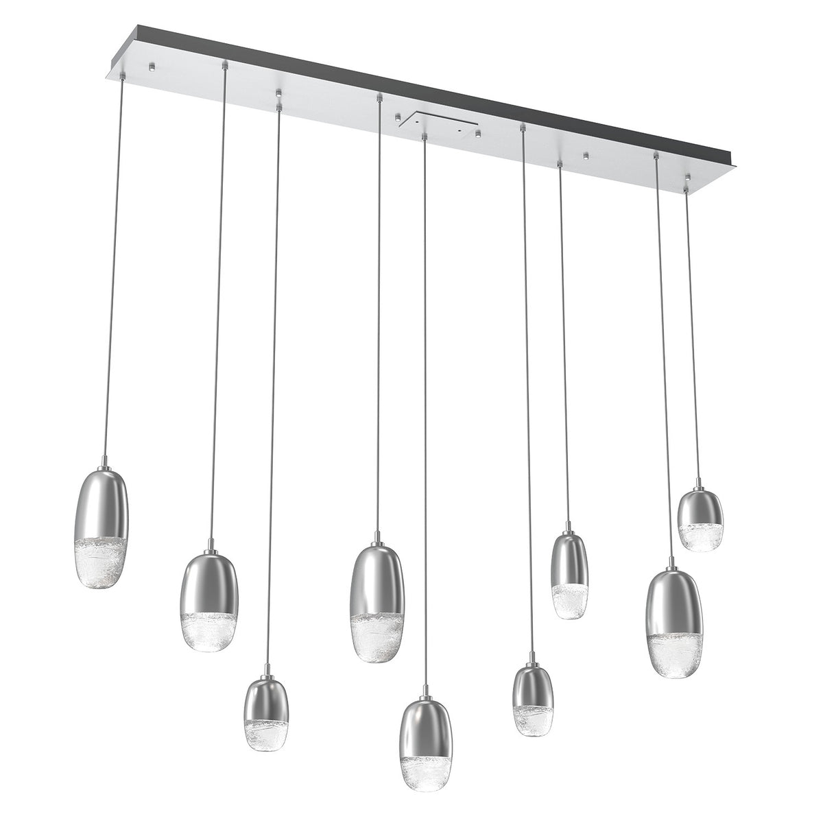 Hammerton Studio - PLB0079-09-CS-PC-C01-L1 - LED Pendant - Pebble - Classic Silver