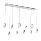 Hammerton Studio - PLB0079-09-CS-PC-C01-L3 - LED Pendant - Pebble - Classic Silver