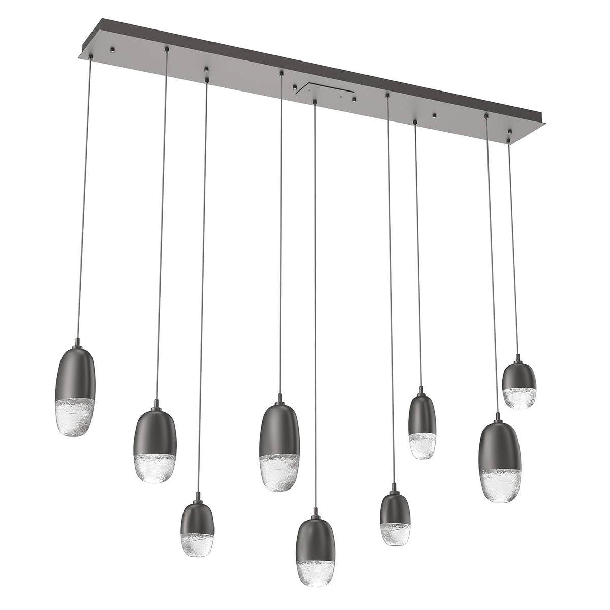 Hammerton Studio - PLB0079-09-GP-PC-C01-L1 - LED Pendant - Pebble - Graphite
