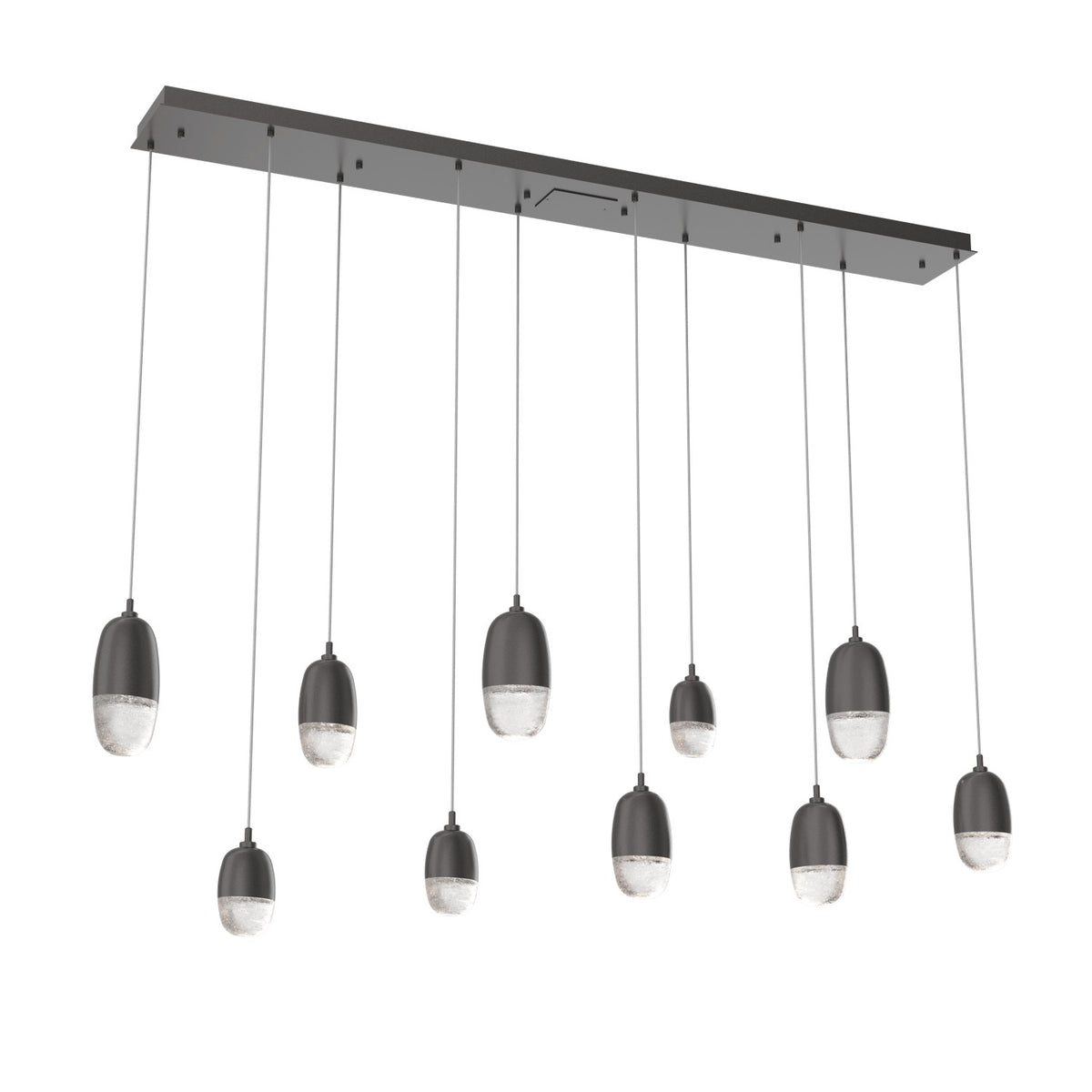 Hammerton Studio - PLB0079-09-GP-PC-C01-L3 - LED Pendant - Pebble - Graphite