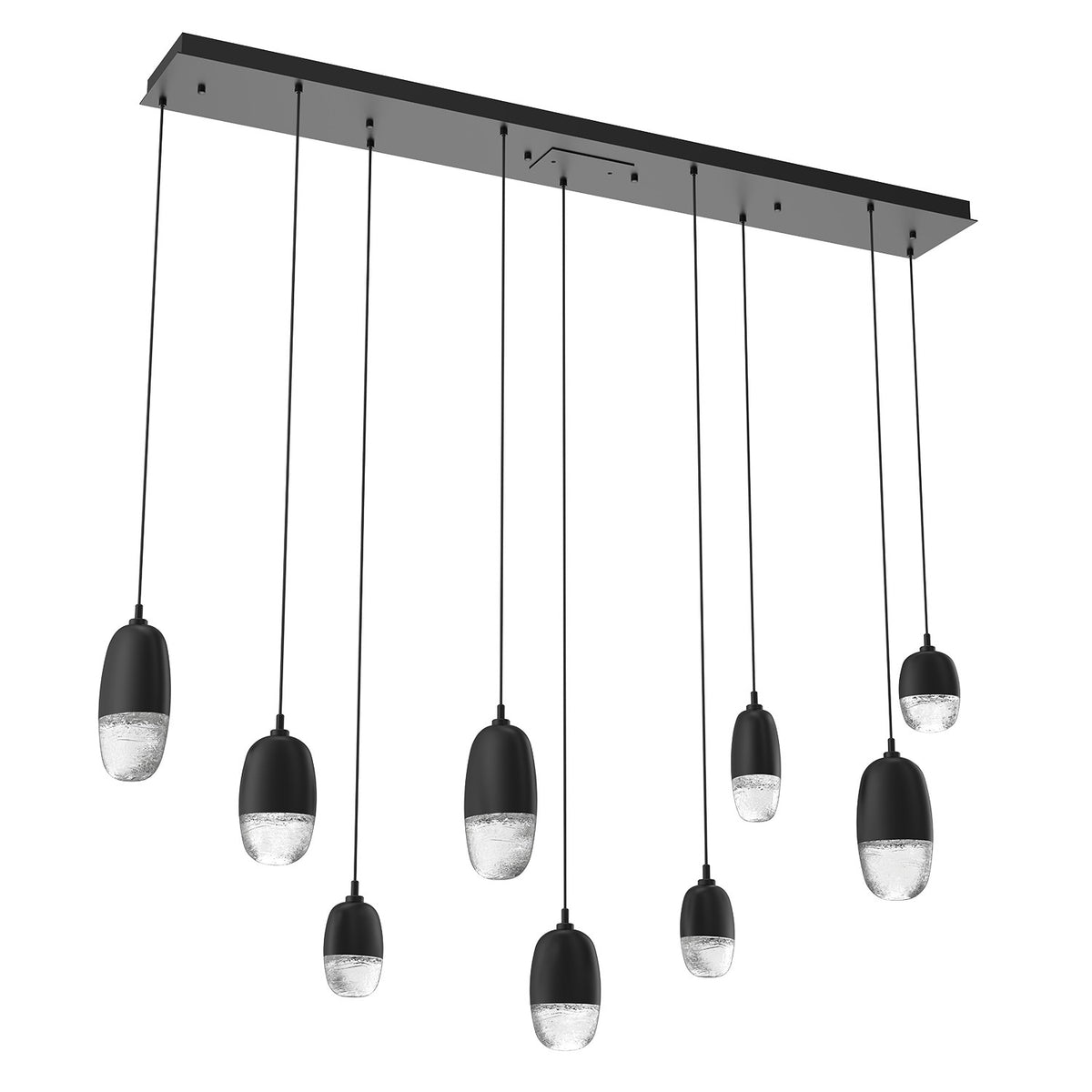 Hammerton Studio - PLB0079-09-MB-PC-C01-L1 - LED Pendant - Pebble - Matte Black