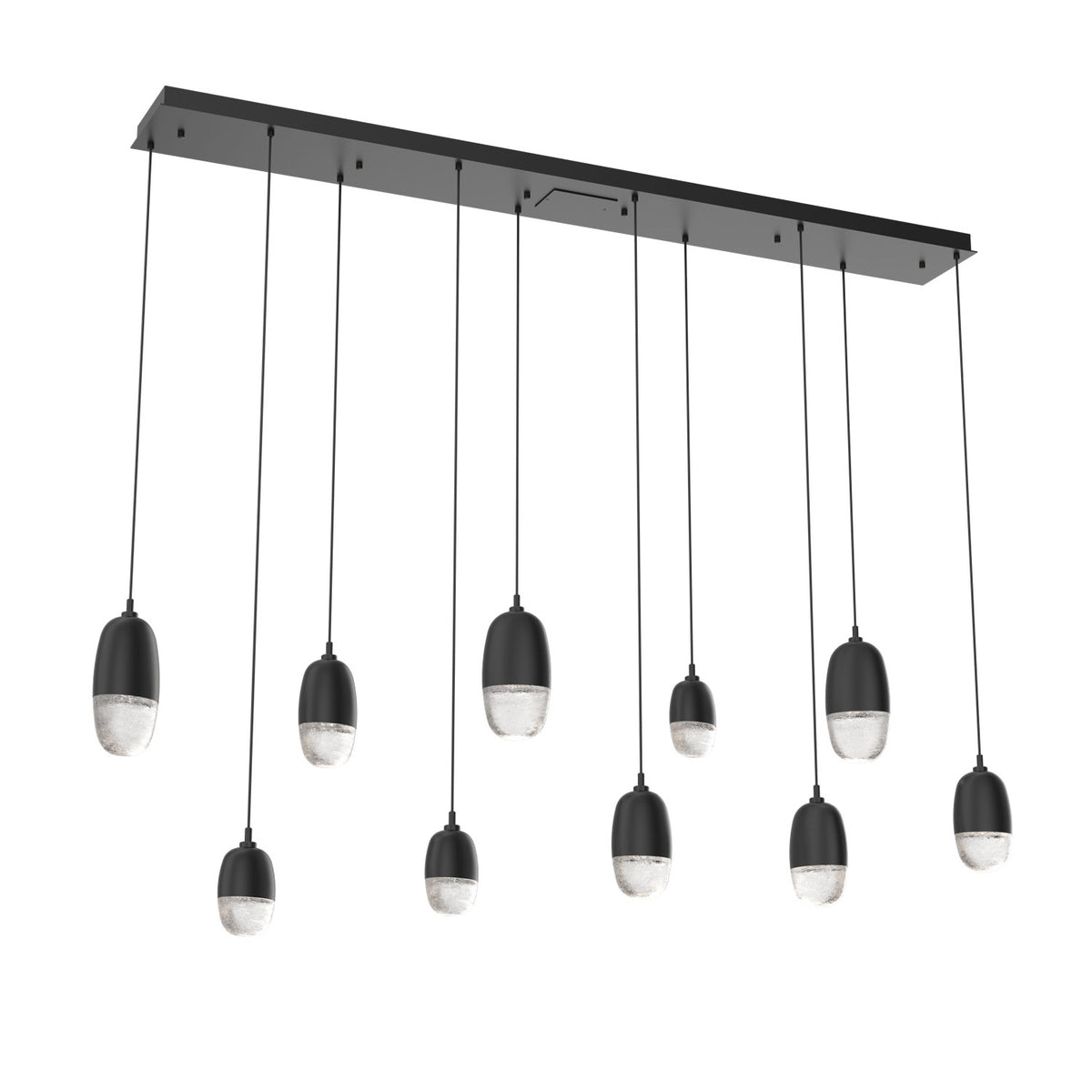 Hammerton Studio - PLB0079-09-MB-PC-C01-L3 - LED Pendant - Pebble - Matte Black