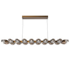 Hammerton Studio - PLB0079-60-FB-PC-CA1-L3 - LED Linear Suspension - Pebble - Flat Bronze