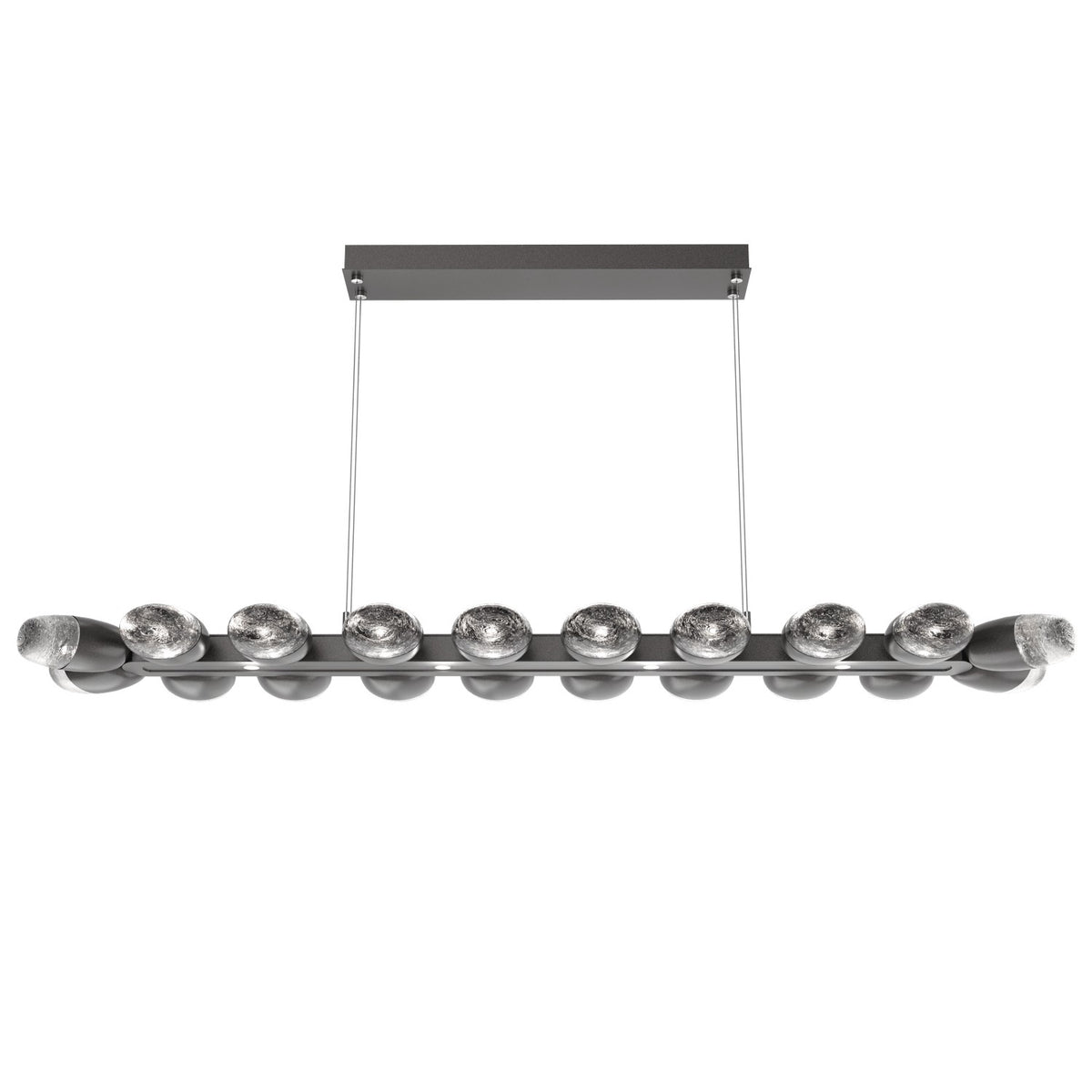 Hammerton Studio - PLB0079-60-GP-PC-CA1-L3 - LED Linear Suspension - Pebble - Graphite