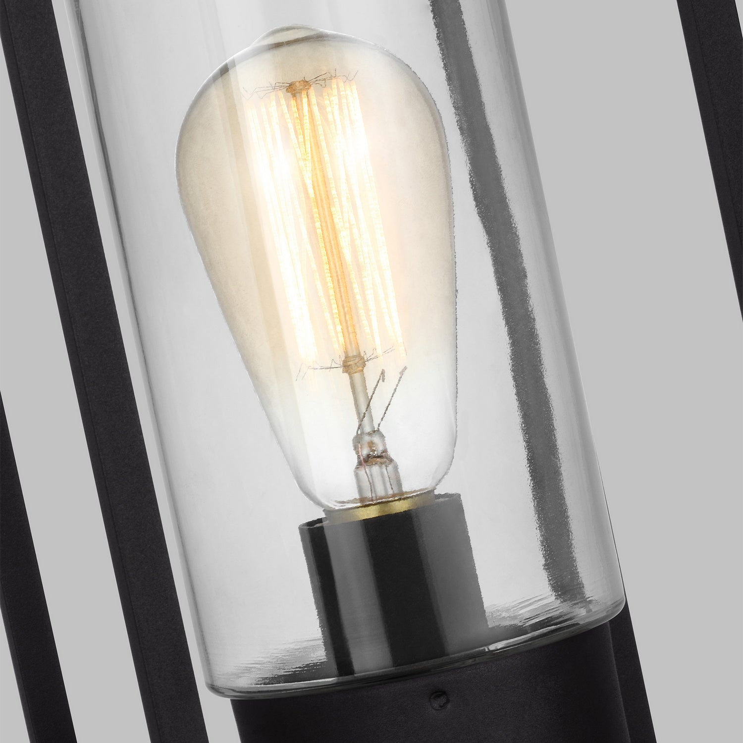 Visual Comfort Studio Canada - 8231101-12 - One Light Outdoor Post Lantern - Vado - Black