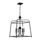 Crystorama - 2244-BF - Quatre lumières Suspendu - Sylvan - Forgé en noir