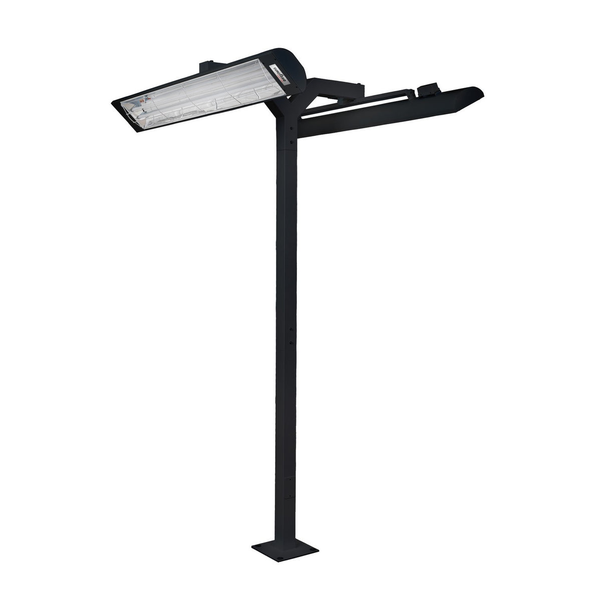 Eurofase Heating - EF6108PMDB - Support sur poteau de 2,4 m, double 1,55 m, noir - Noir