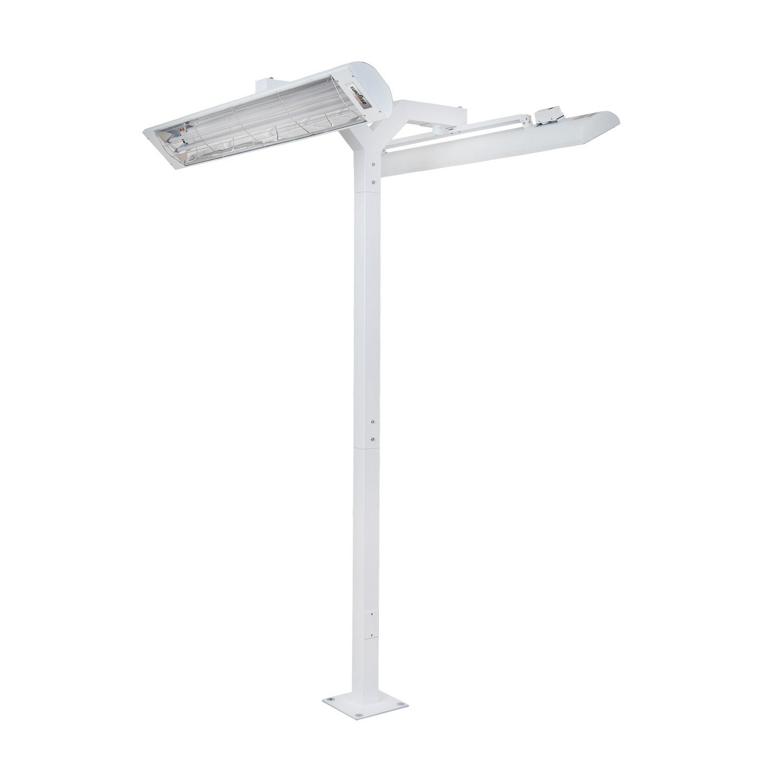 Eurofase Heating - EF6108PMDW - Support sur poteau de 2,4 m, double 1,55 m, blanc