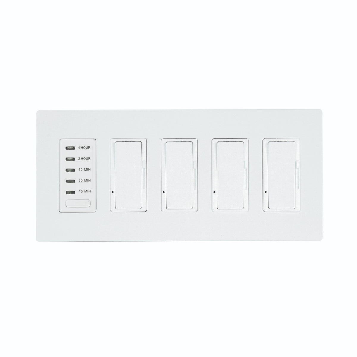 Eurofase Heating - EFSWTD4 - 1 TIMER+4 DIMMER, COMPLETE, WH - White