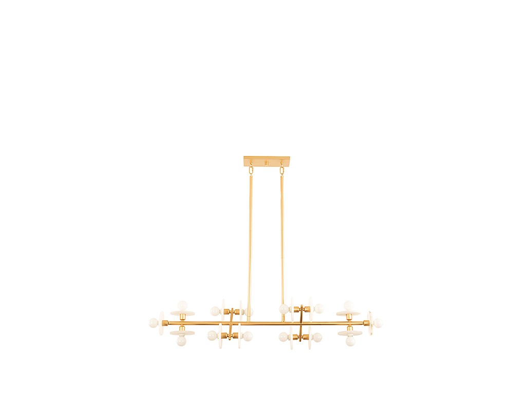 Savoy House - 1-1591-14-38 - 14 Light Linear Chandelier - Amani - Gold