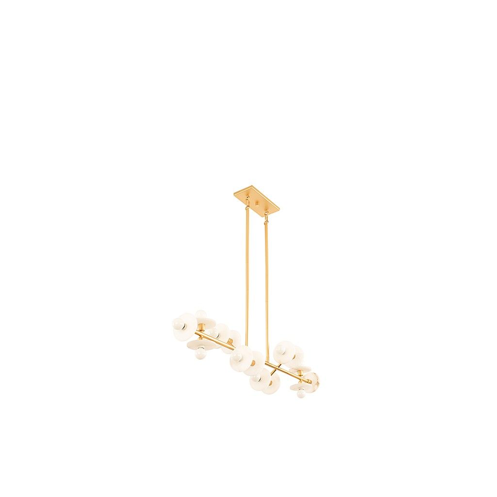 Savoy House - 1-1591-14-38 - 14 Light Linear Chandelier - Amani - Gold