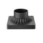 CWI Lighting Canada - 0412B - Socle de fixation sur pilier - Granville - Noir