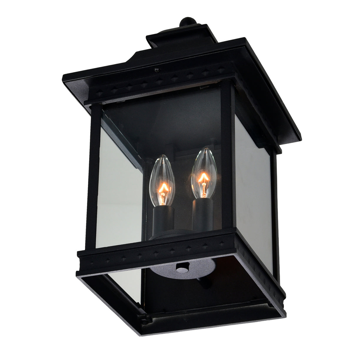 CWI Lighting Canada - 0416W9-A-2-101 - Two Light Outdoor Wall Lantern - Cleveland - Black
