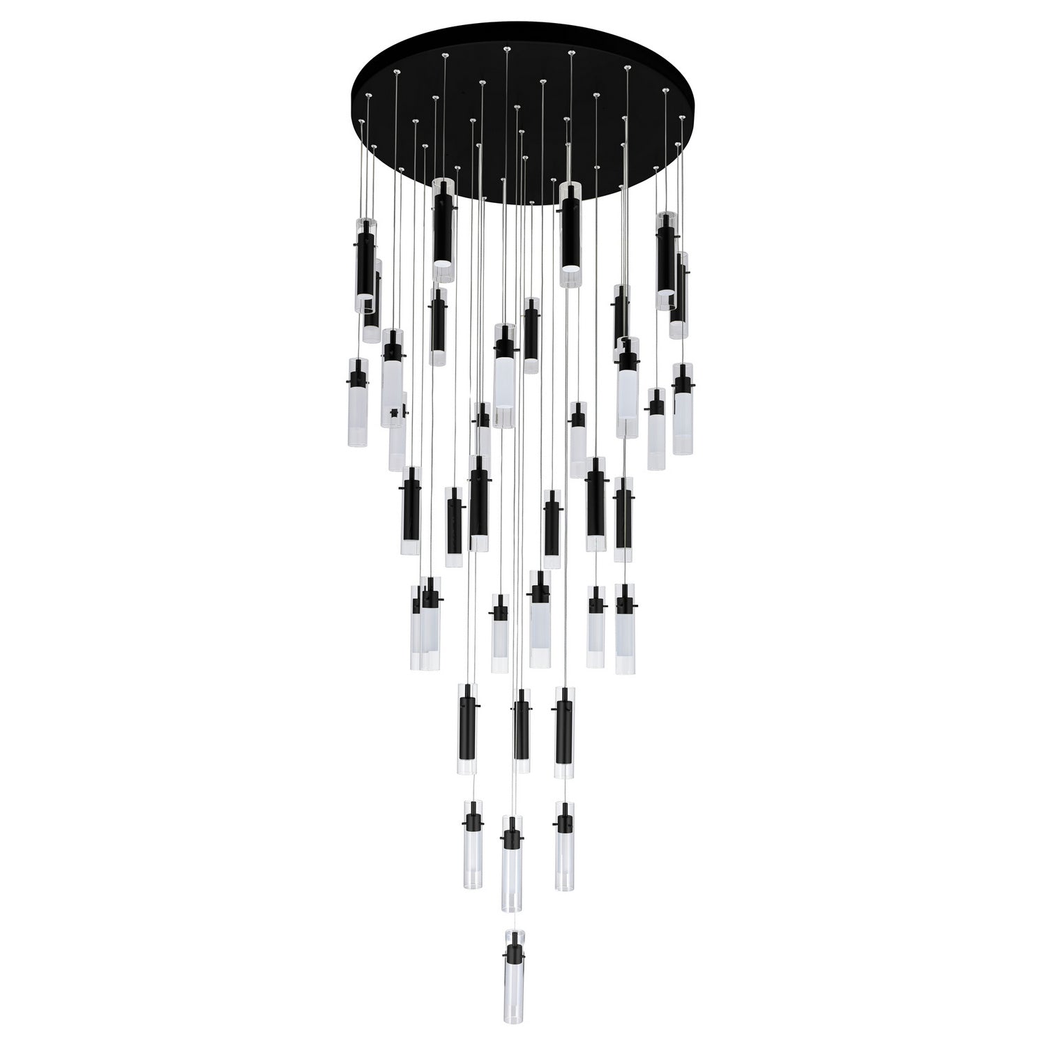 CWI Lighting Canada - 1606P33-37-101 - LED Chandelier - Olinda - Black