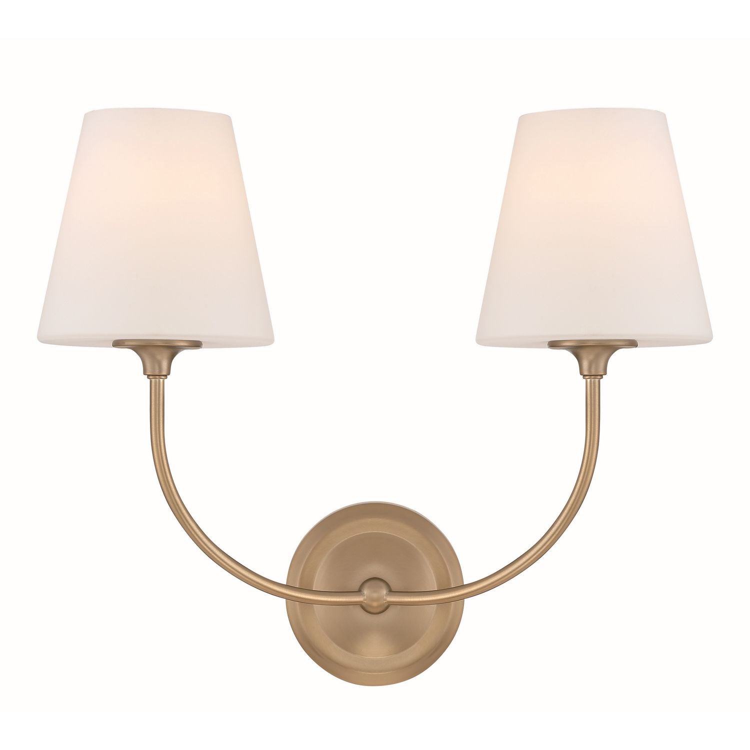 Crystorama - 2442-OP-VG - Two Light Wall Sconce - Sylvan - Vibrant Gold