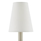 Currey and Company 0900-0024 Toile de jute fine blanc cassé Suspendu Nuance blanc cassé