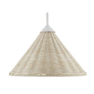 Currey and Company - 5000-0219 - One Light Wall Sconce - Basket Collection - White/Bleached Natural