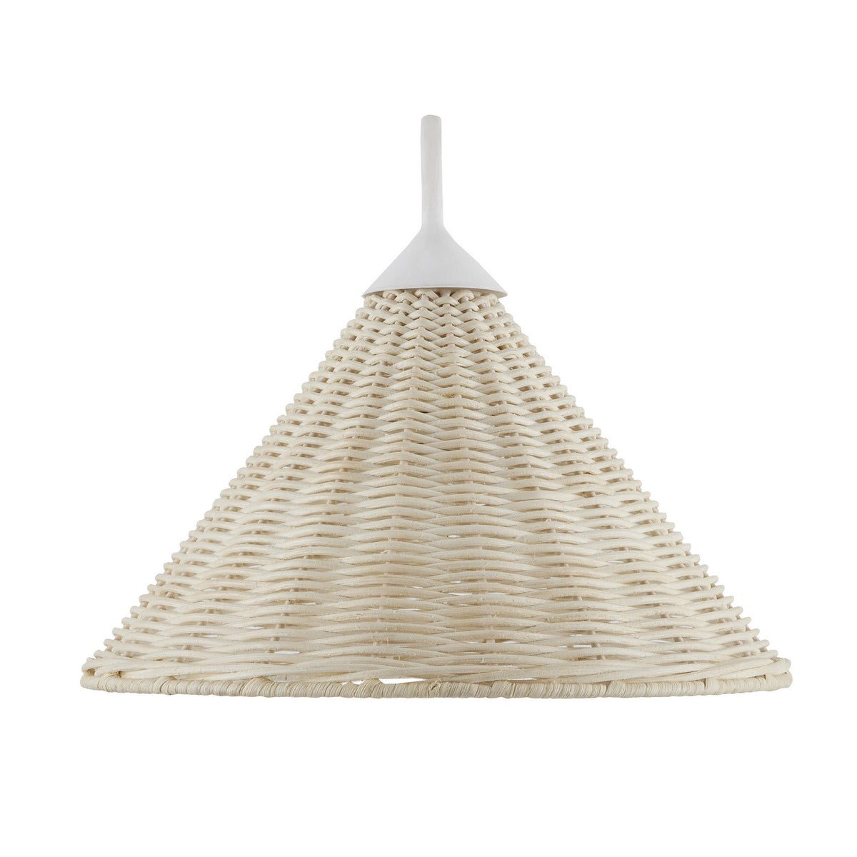 Currey and Company - 5000-0219 - One Light Wall Sconce - Basket Collection - White/Bleached Natural