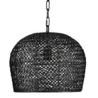 Currey and Company - 9000-0960 - Une lumière Suspension Collection Piero - Noir satiné