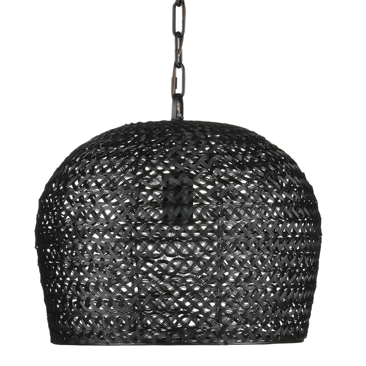 Currey and Company - 9000-0960 - One Light Pendant - Piero Collection - Satin Black