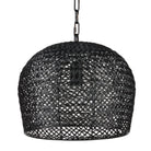 Currey and Company - 9000-0960 - Une lumière Suspension Collection Piero - Noir satiné