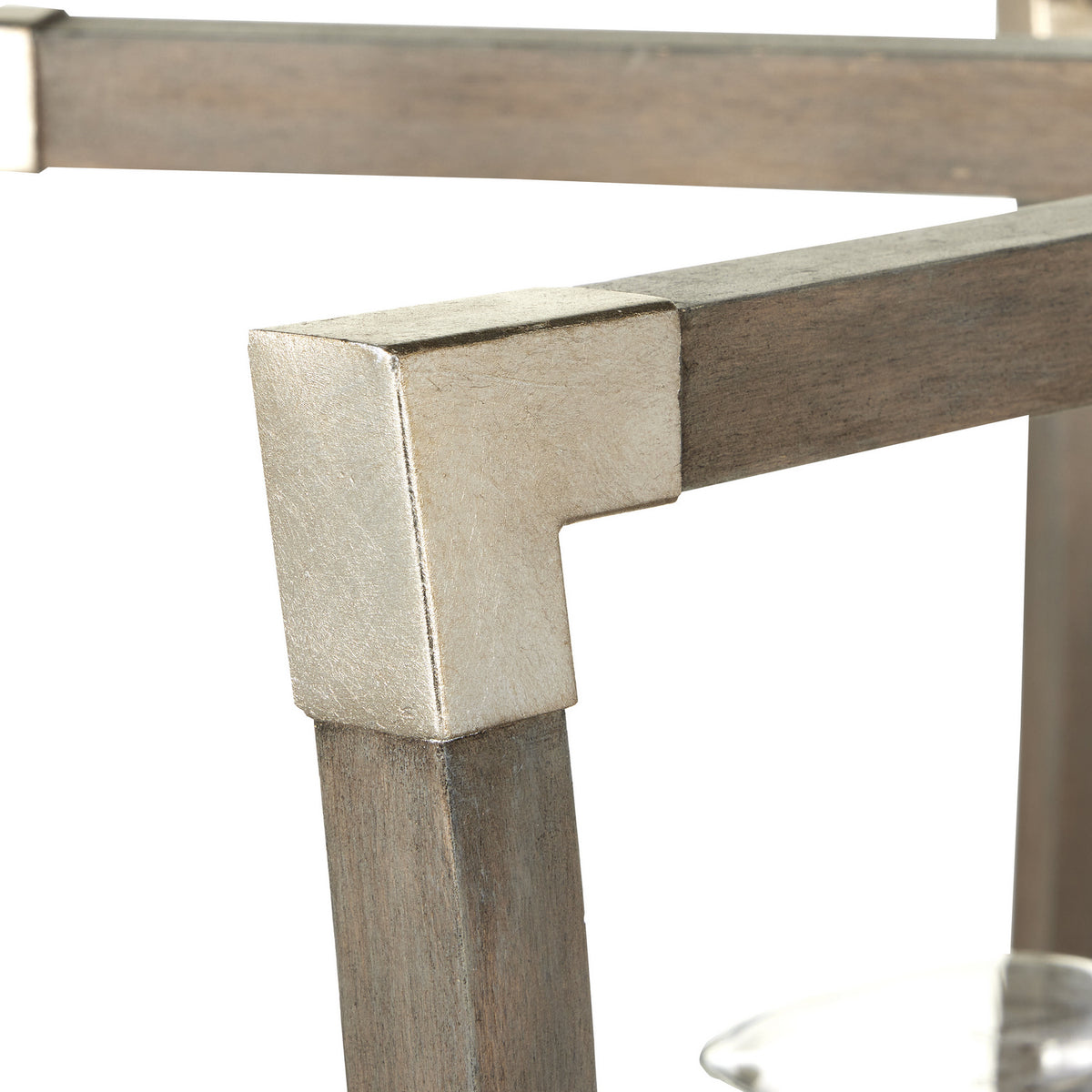 Currey and Company - 9000-0968 - Six Light Lantern - Bastian Collection - Chateau Gray/Contemporary Silver Leaf