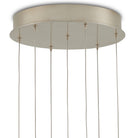 Currey and Company - 9000-1007 - Sept Lumières Suspension - Collection Palatino - Terre mouchetée