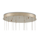 Currey and Company - 9000-1008 - 15 Lumière Suspension - Collection Palatino - Terre mouchetée