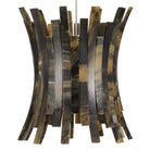 Currey and Company - 9000-1040 - One Light Pendant - Alsop Collection - Brown/Black/Natural