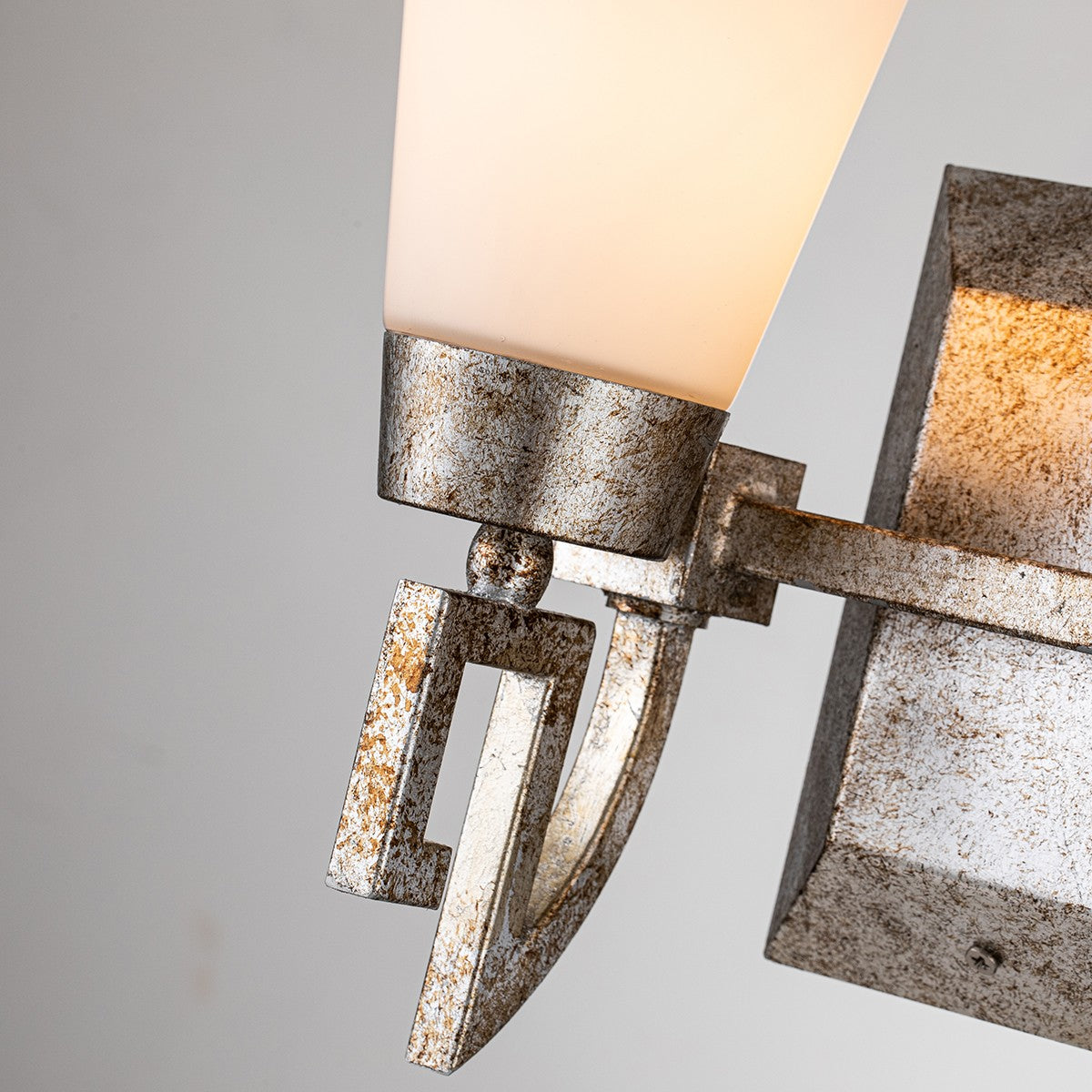 Lucas + McKearn - BB1006S-2 - Two Light Bath - Lemuria - Silver Leaf