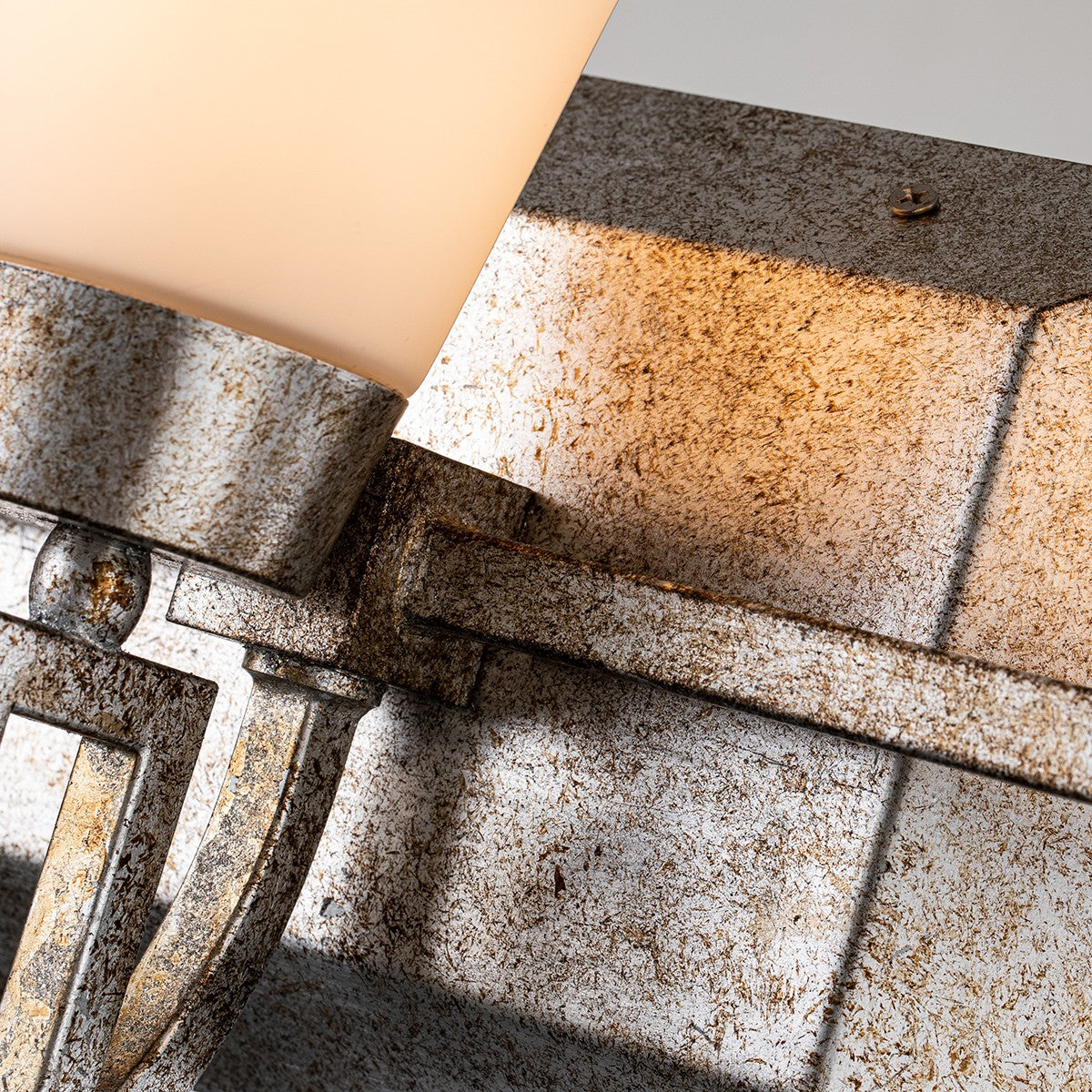 Lucas + McKearn - BB1006S-3 - Three Light Bath - Lemuria - Silver Leaf