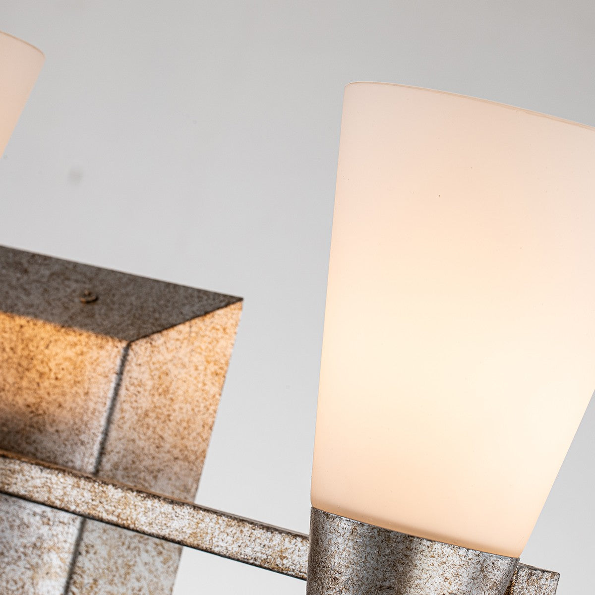 Lucas + McKearn - BB1006S-3 - Three Light Bath - Lemuria - Silver Leaf